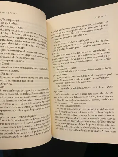 Libro 'El Regreso' de Nicholas Sparks - miniatura 2