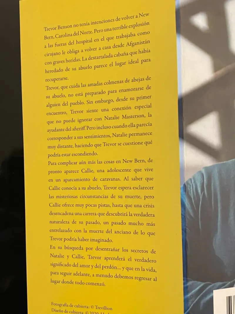 Libro 'El Regreso' de Nicholas Sparks - 3