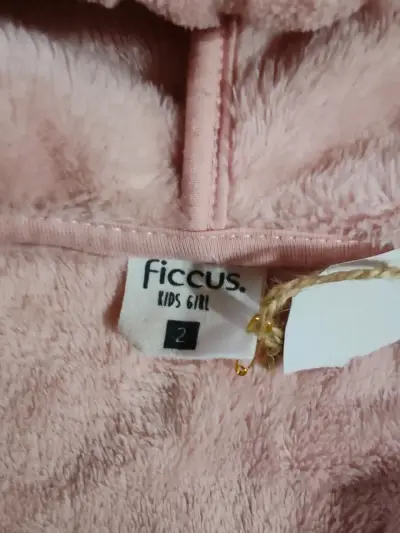 Chaqueta de polar rosada para niña - miniatura 2