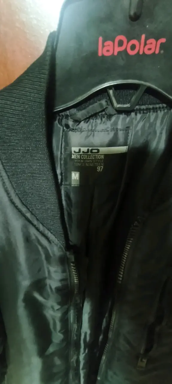 Chaqueta bomber negra JJO para hombre - 2