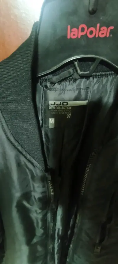 Chaqueta bomber negra JJO para hombre - miniatura 2