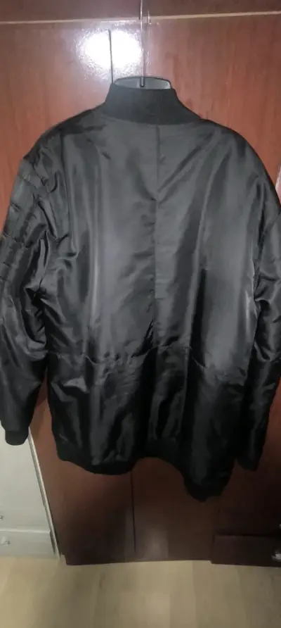 Chaqueta bomber negra JJO para hombre - miniatura 4