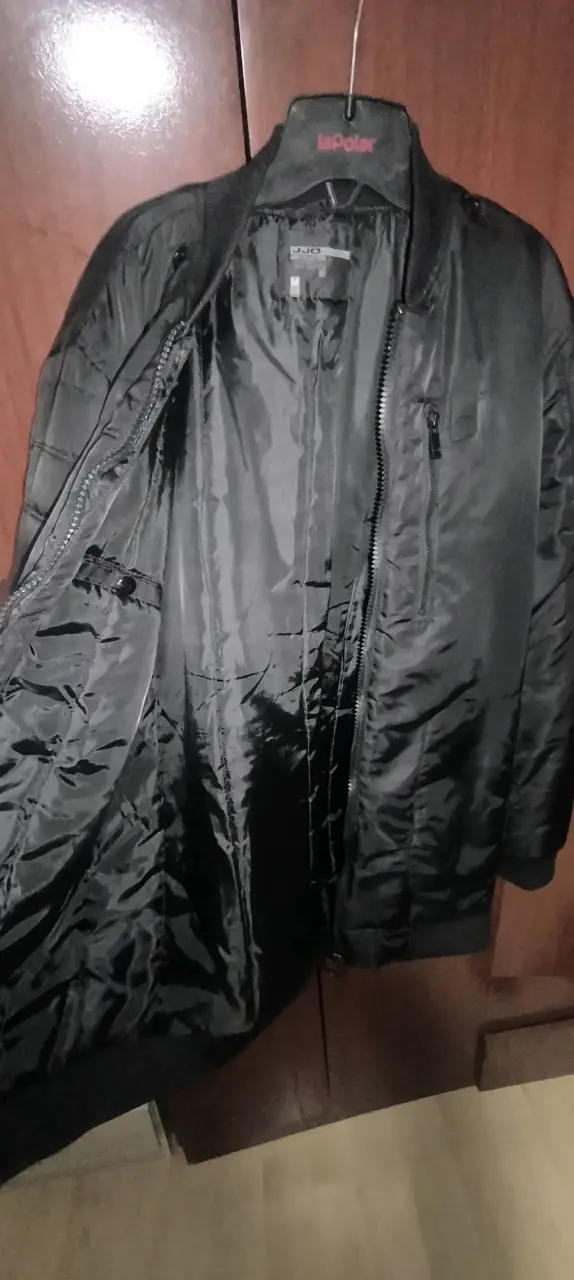 Chaqueta bomber negra JJO para hombre - 5
