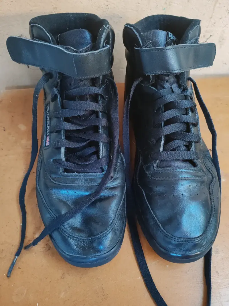 Zapatillas Reebok negras de cuero