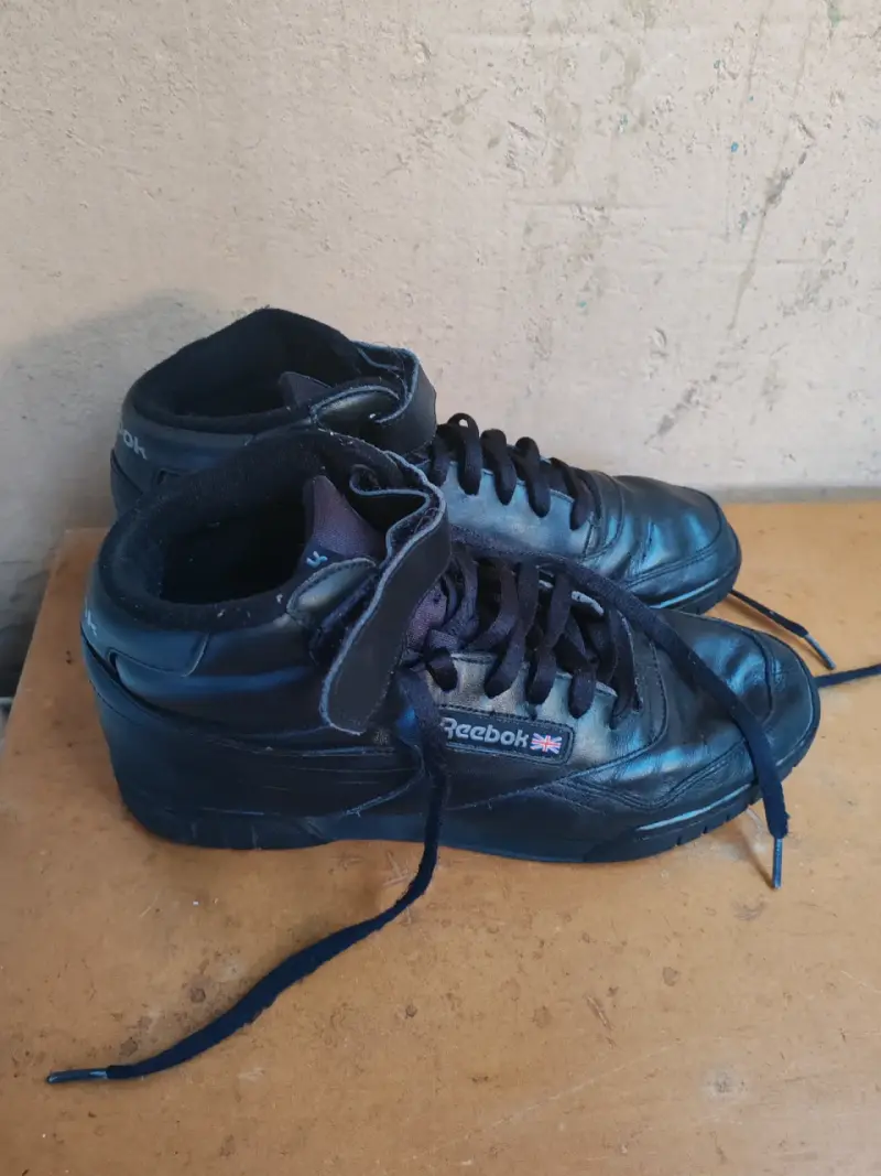 Zapatillas Reebok negras de cuero - 2