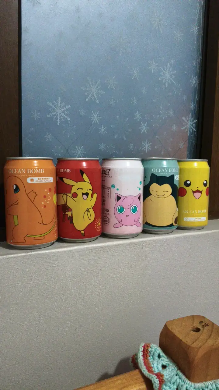 Latas de bebida Ocean Bomb Pokémon - 1