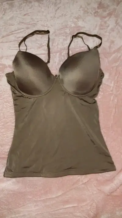 Corset marrón con tirantes ajustables - miniatura 1