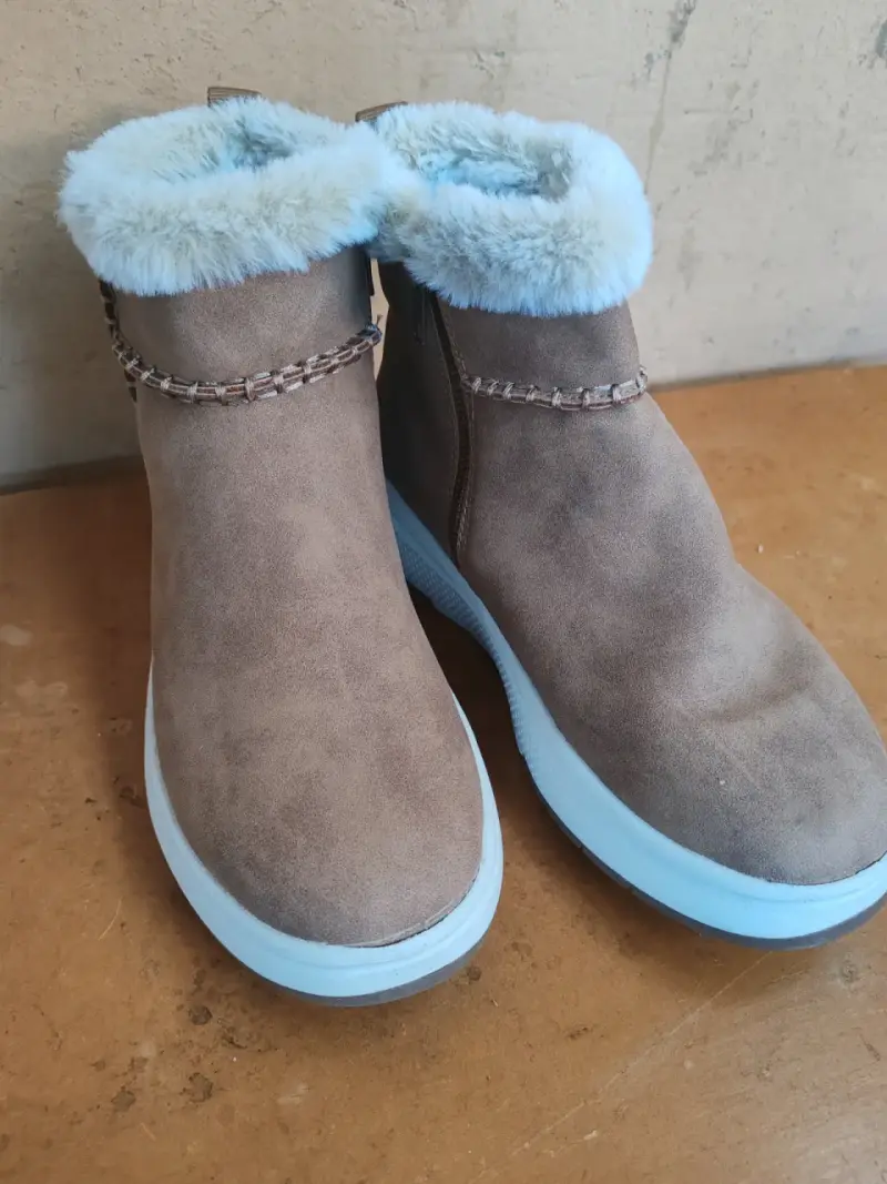 Botines de invierno con forro de piel sintética - 1