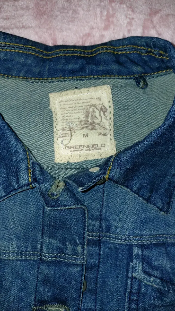 Chaleco de mezclilla sin mangas para mujer - 2
