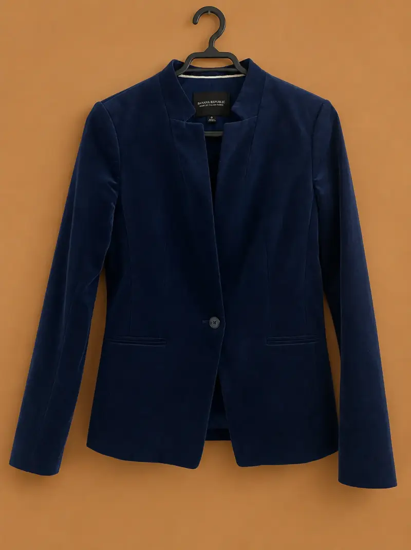 Blazer azul marino Banana Republic para mujer