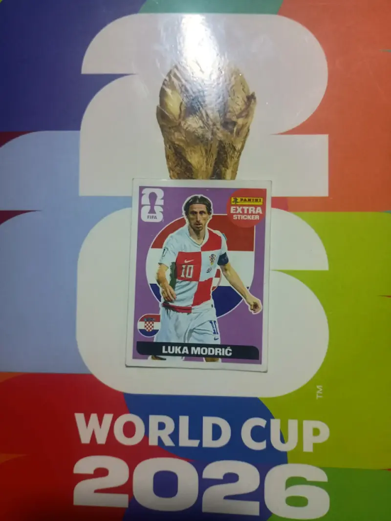Lámina Panini Luka Modrić Mundial 2026 - 1