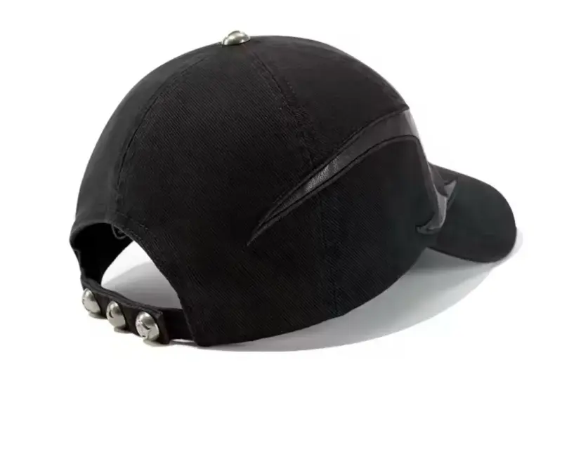 Gorra y chamarra de cuero talla L - 2