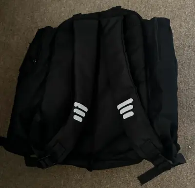 Mochila de transporte Spence BHP negra y naranja - miniatura 2