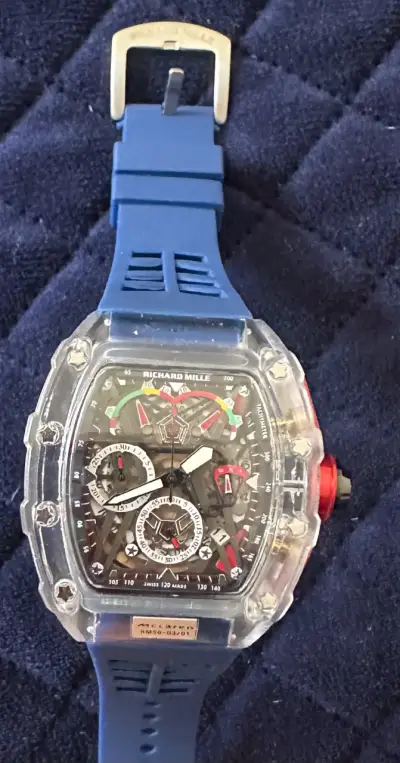 Reloj  deportivo azul - miniatura 1