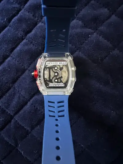 Reloj  deportivo azul - miniatura 2