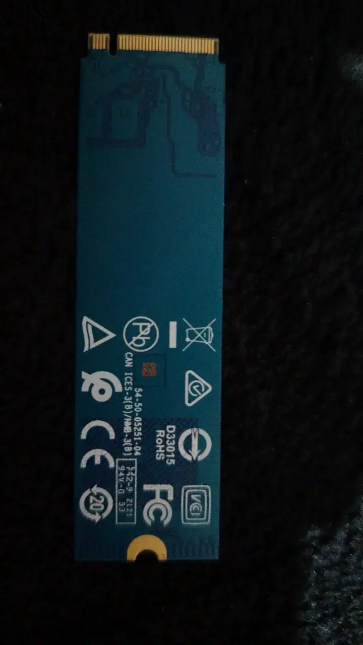 SSD Western Digital 256GB NVMe M.2 - 2