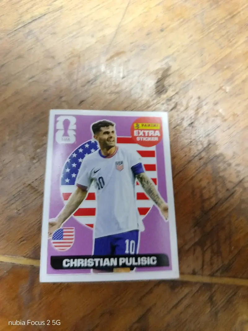 Lámina Panini Christian Pulisic FIFA - 1