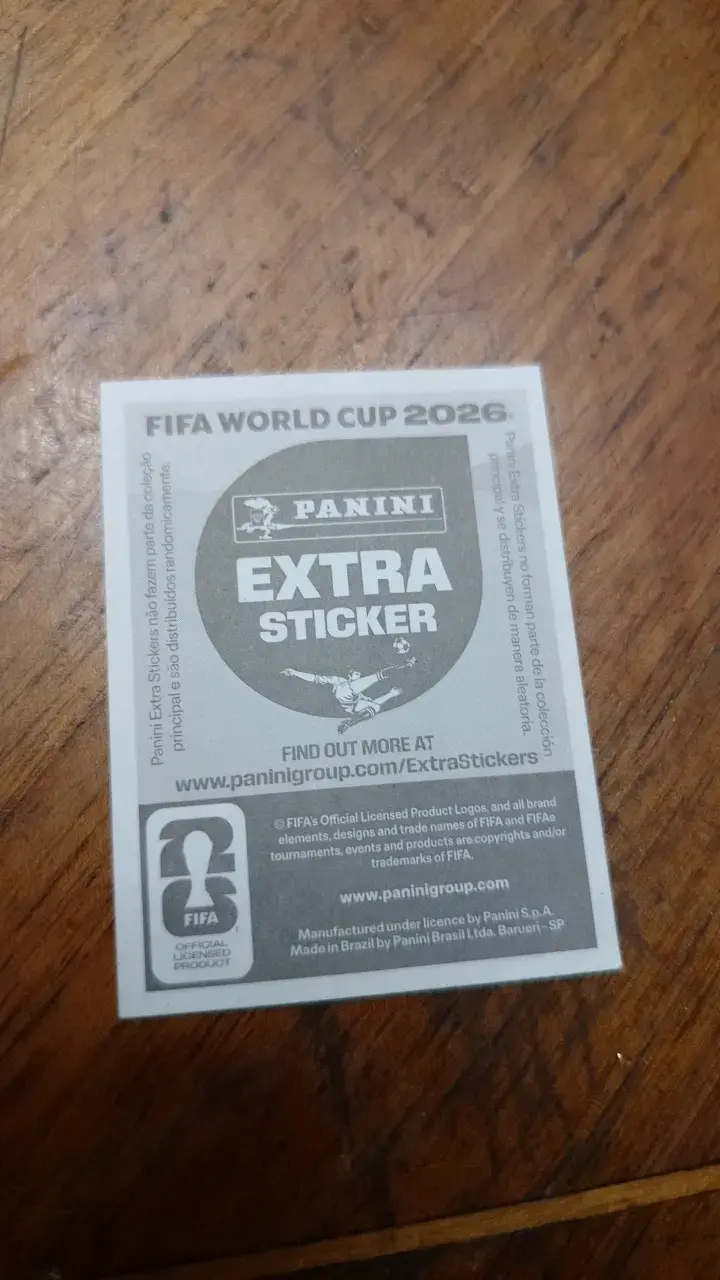 Lámina Panini Christian Pulisic FIFA - 2