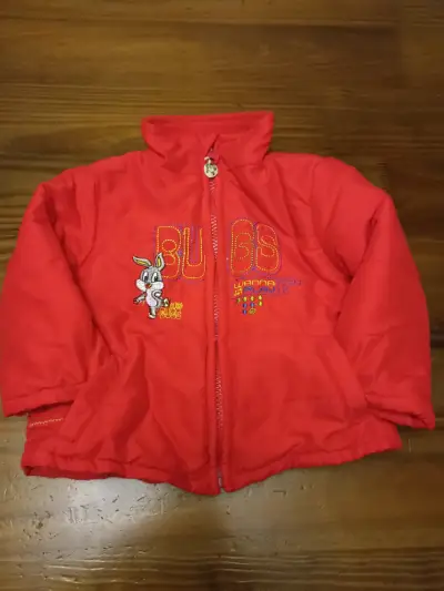 Chaqueta infantil roja Bugs Bunny 6-9 meses - miniatura 1