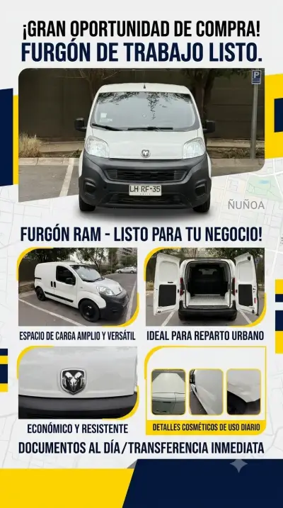 Furgón RAM v700 city diésel 1.2cc - miniatura 1