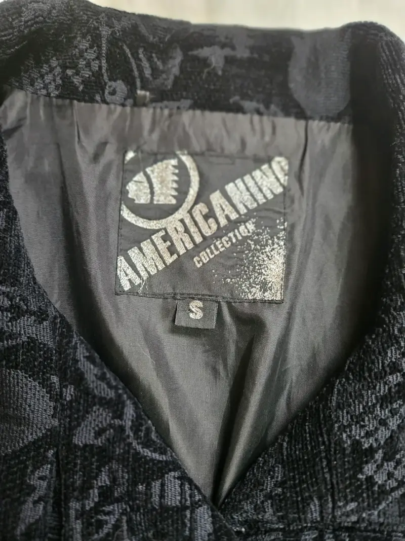 Abrigo estampado Americano Living nego - 6