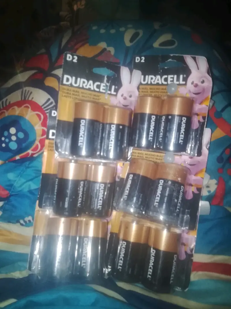 Pack de pilas Duracell D2 alcalinas