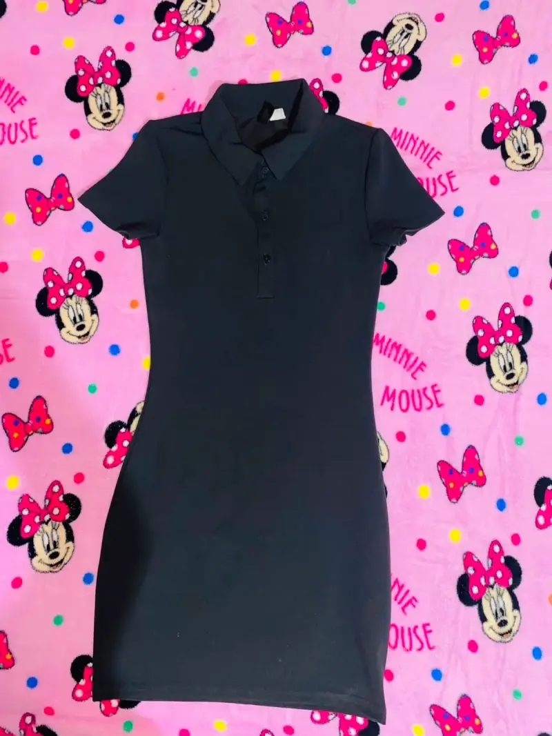 Vestido gris casual para mujer
