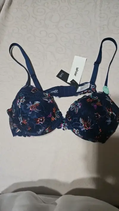 Sostén azul floral La Polar - miniatura 1