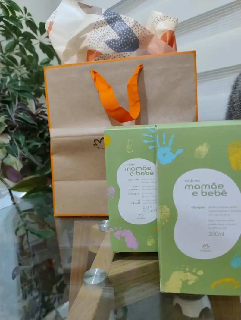 Set de cuidado Natura Mamãe e Bebê