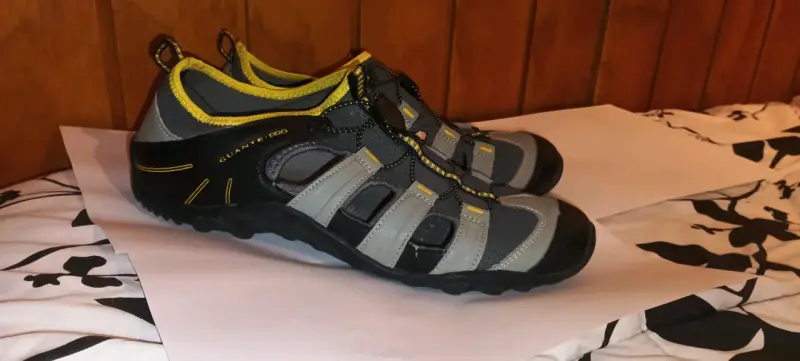 Sandalias deportivas Guante Pro gris y amarillo - 2
