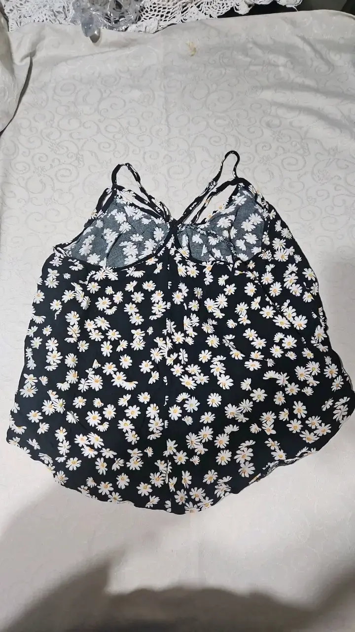 Blusa de tirantes con estampado floral - 2