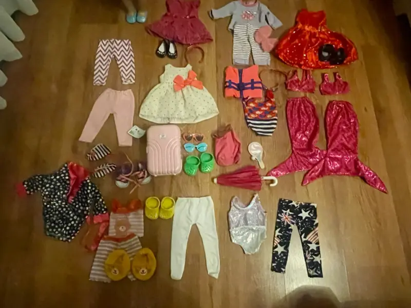 American Girl con  accesorios y mochila. - 2