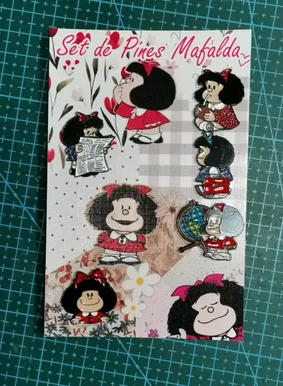 Set de 5 pines Mafalda - miniatura 2