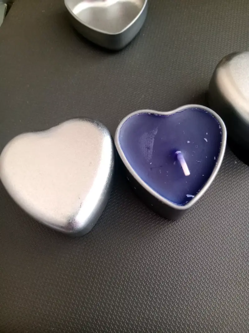 Velas aromáticas en forma de corazón - 1