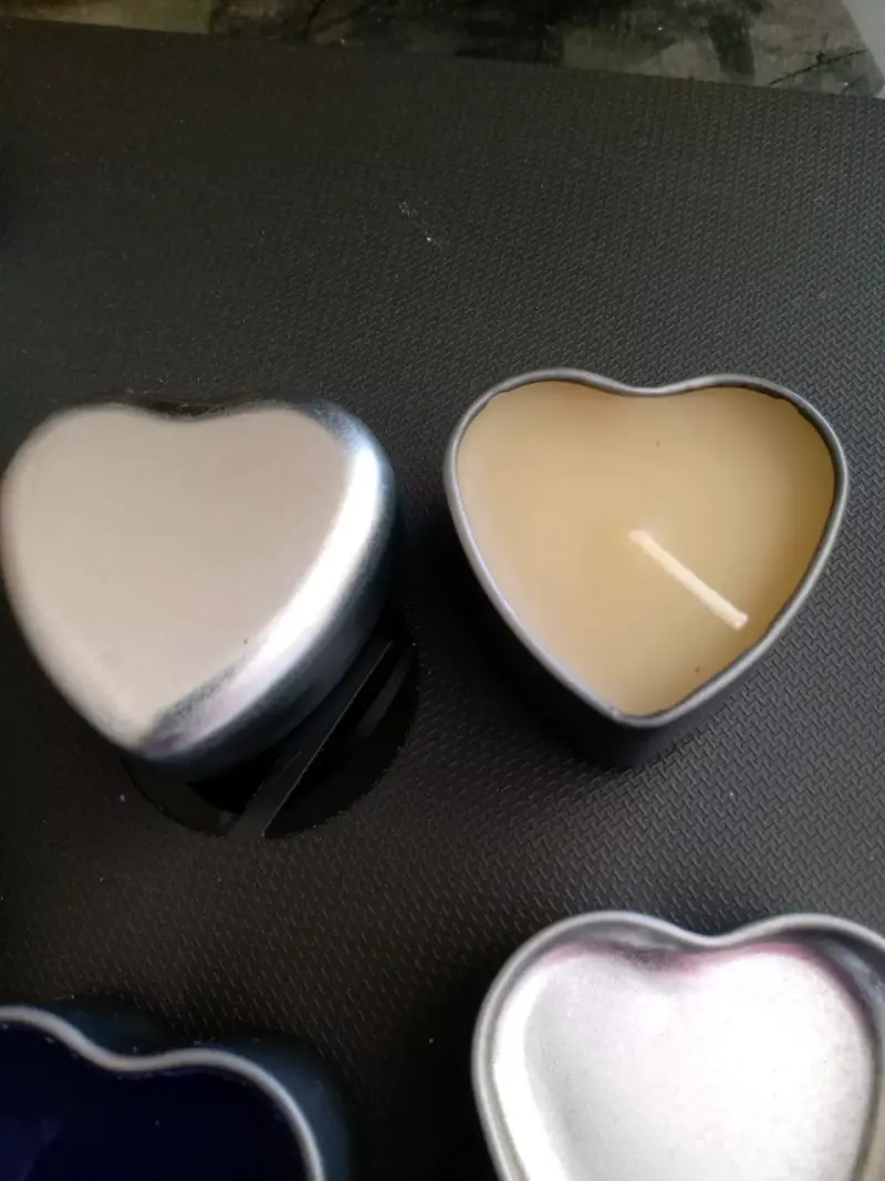 Velas aromáticas en forma de corazón - 2