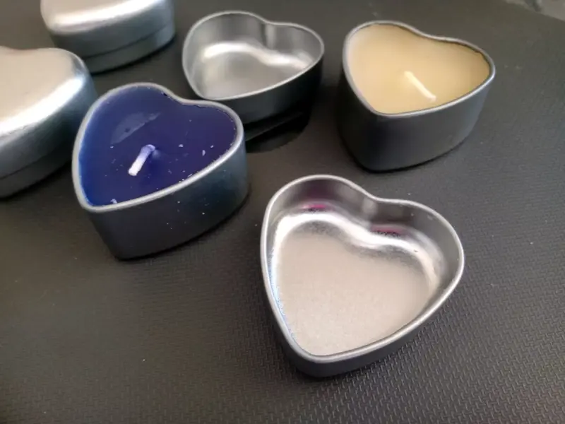 Velas aromáticas en forma de corazón - 4