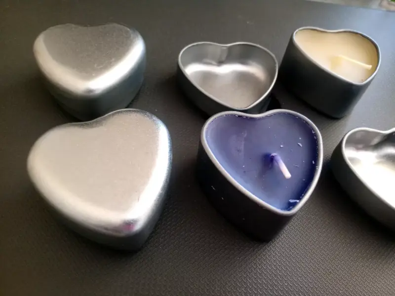 Velas aromáticas en forma de corazón - 5