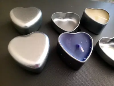 Velas aromáticas en forma de corazón - miniatura 5