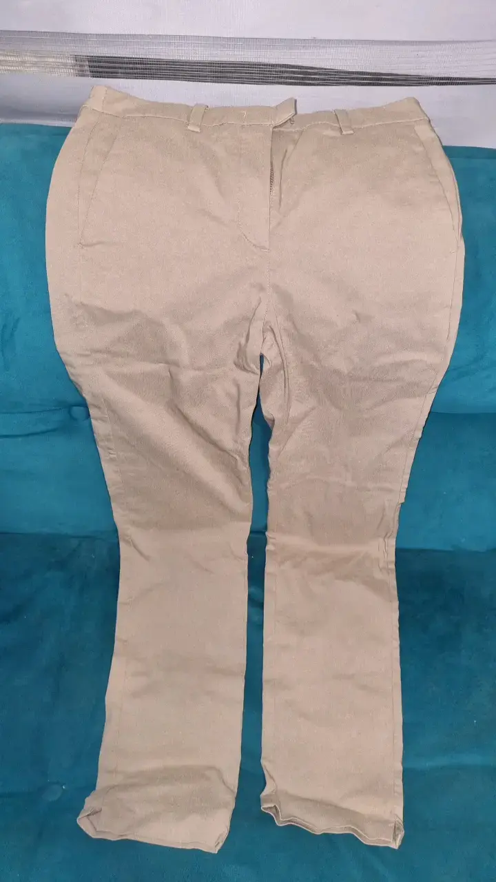 Pantalones beige casuales para hombre - 1