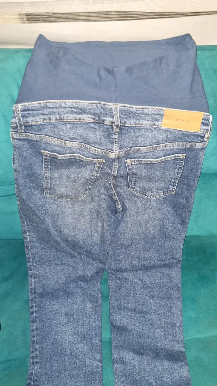 Jeans maternales azul oscuro - 2