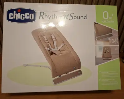 Silla mecedora para bebé Chicco beige - miniatura 2