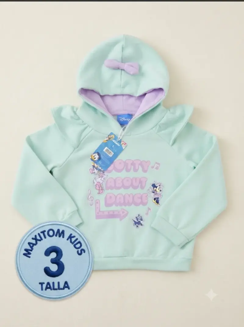Polerón infantil Minnie Mouse talla 3-4 - 3