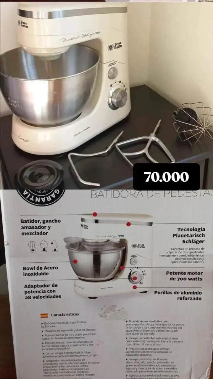 Batidora de pedestal Ursus Trotter 760W - 1