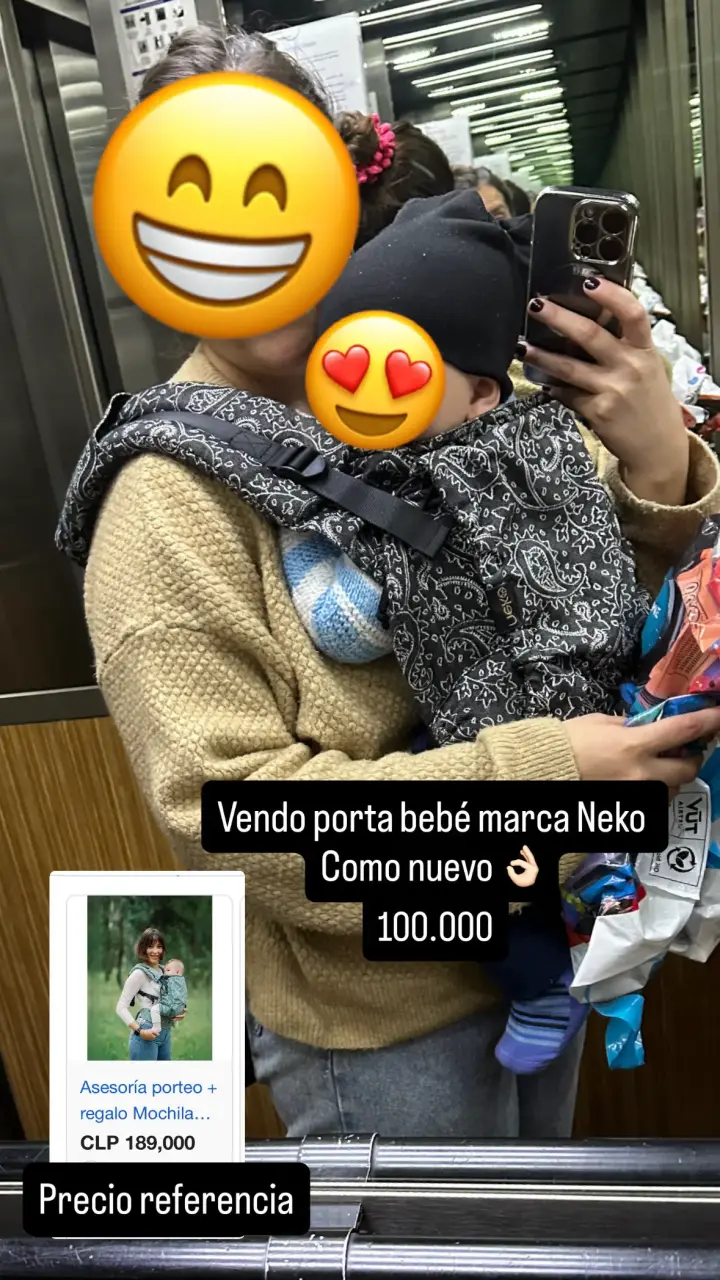 Portabebé Neko ergonómico como nuevo