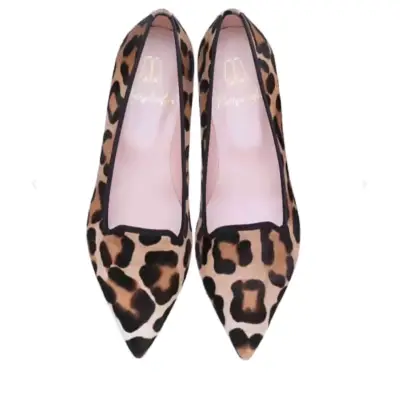 Zapatos de tacón animal print elegantes - miniatura 1