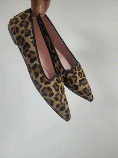 Zapatos de tacón animal print elegantes - miniatura 3