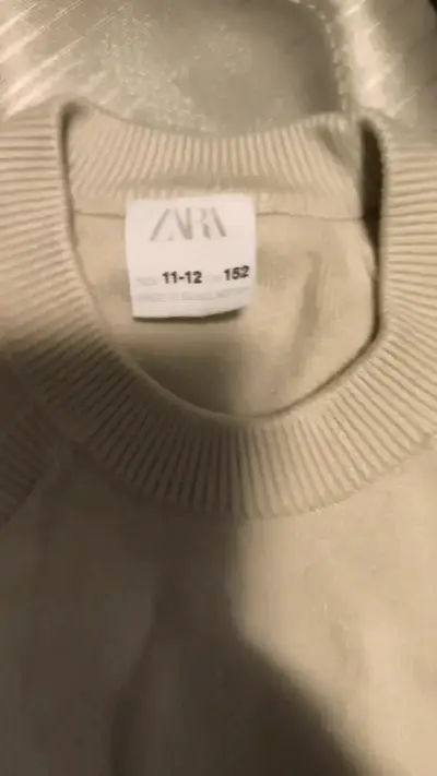 Top sin mangas beige Zara para niña - miniatura 2