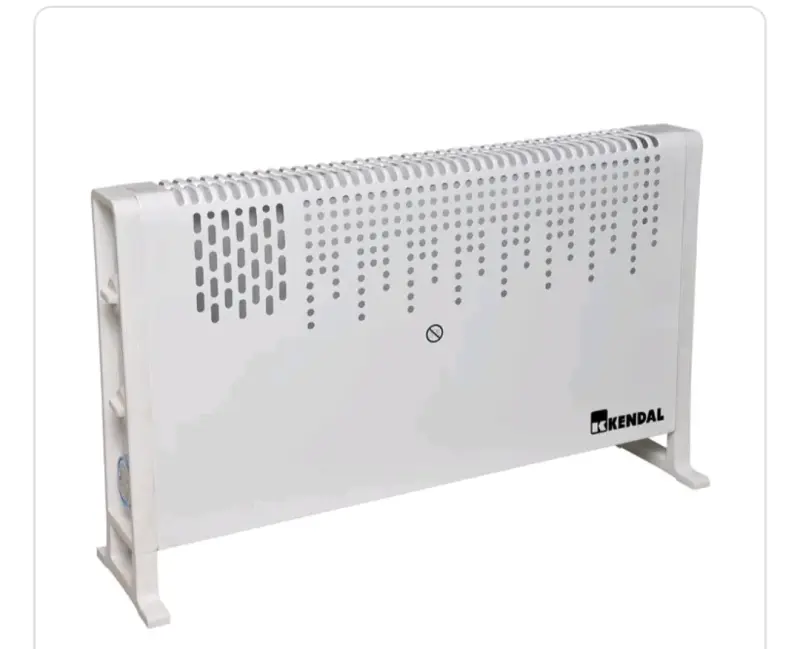 Calefactor eléctrico Kendal blanco compacto - 1