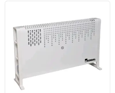 Calefactor eléctrico Kendal blanco compacto - miniatura 1
