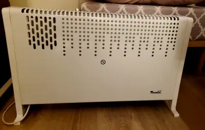 Calefactor eléctrico Kendal blanco compacto - miniatura 2